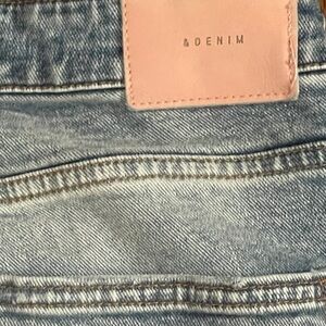 H&M &Denim Straight High Waist jeans women’s size 33